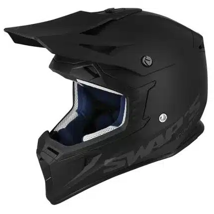 SWAPS CASQUE CROSS NOIR MAT