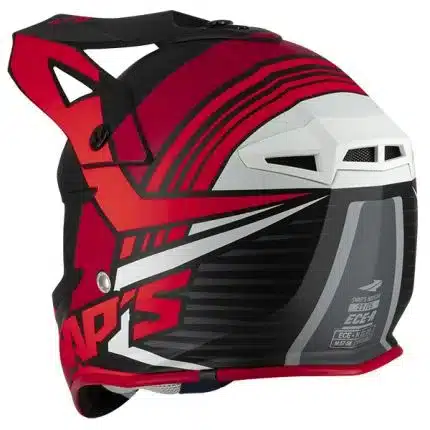 SWAPS CASQUE CROSS ROUGE